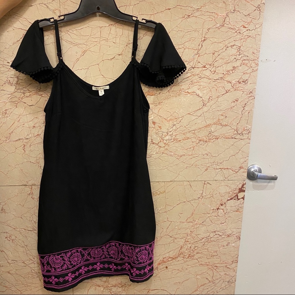 Black Off the Shoulder Dress (Francesca’s)
